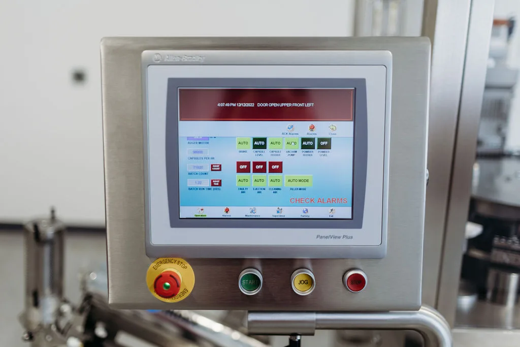 A CCS control system on an Index capsule filling machine.