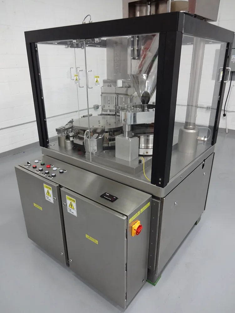 A Bosch 1500 capsule filler machine.
