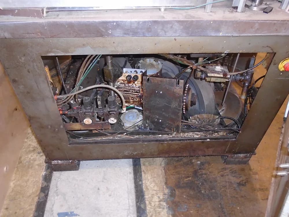 A before image of a remanufactured Index K120i capsule filler.